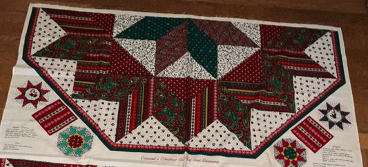 Concord&#39;s Christmas Tree and Ornaments fabric panel