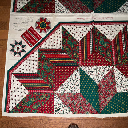 Concord&#39;s Christmas Tree and Ornaments fabric panel