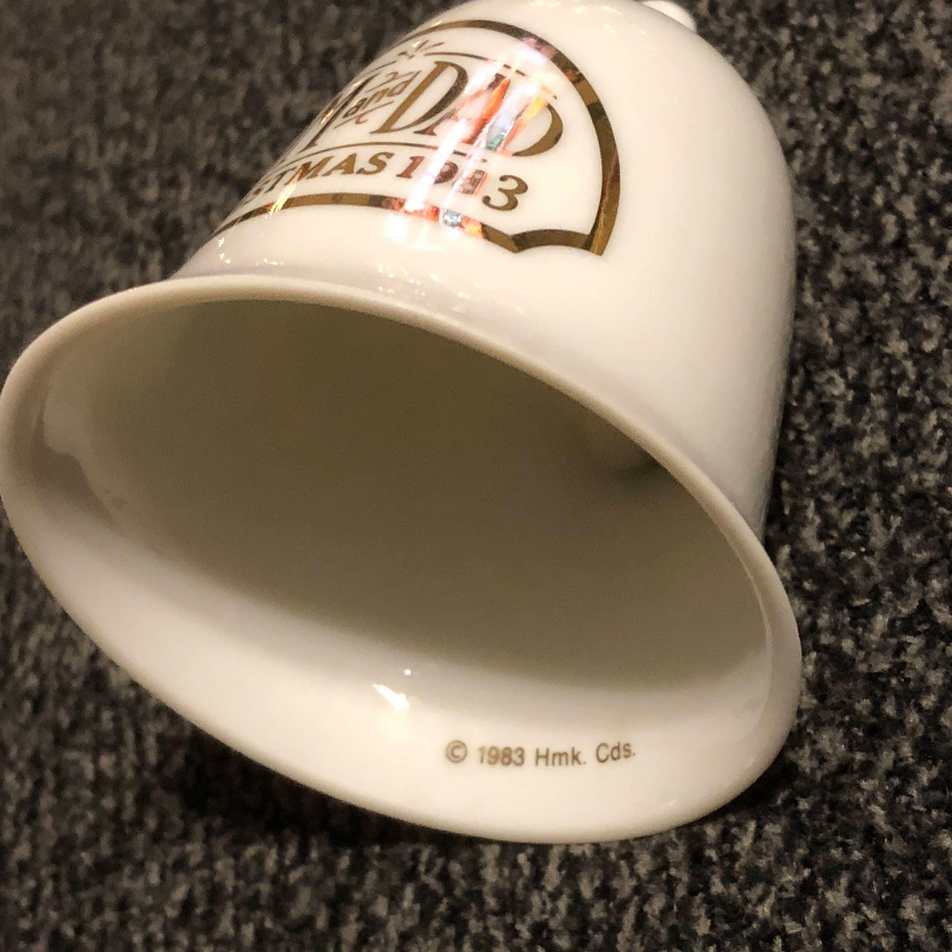 Hallmark, Mom & Dad, Dated 1983,, Bell, Keepsake Ornament, QX5845