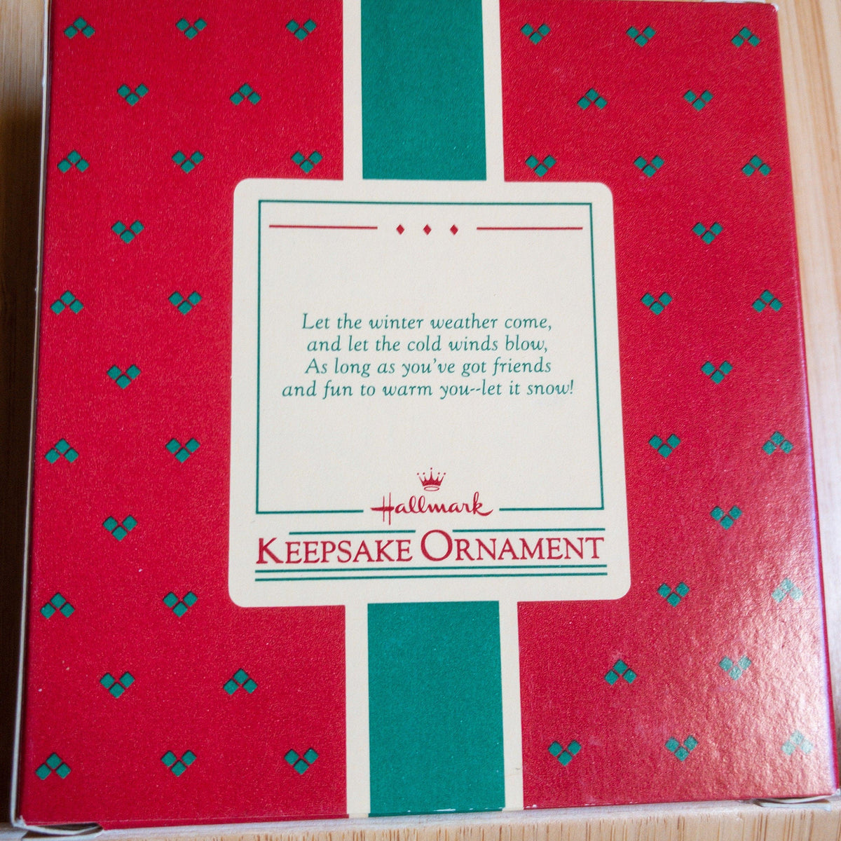 Hallmark, Winter Fun, Vintage 1988, Keepsake Ornament