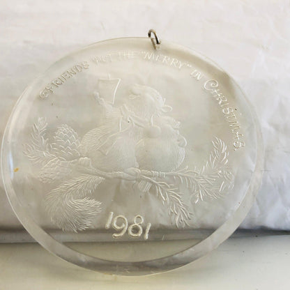 Hallmark, Christmas Friendship, Dated 1981, Keepsake Ornament, QX5035*