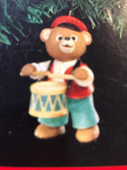 Hallmark, Fanfare Bear, Dated 1991, Keepsake Ornament, QX5337*