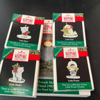 Hallmark Frosty Friends Memory Wreath XPR9724 Keepsake Ornament with miniature ornaments see pictures and variations*