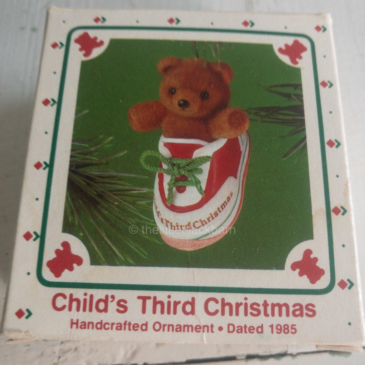 Hallmark, Child's Third Christmas, Dated 1985, Keepsake Ornament, QX4755