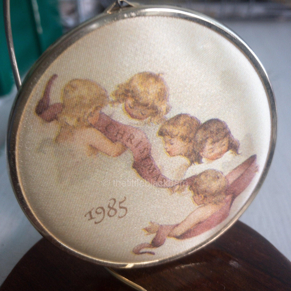 Hallmark, Godchild, Dated 1985, Satin, Keepsake Ornament, QX3802*