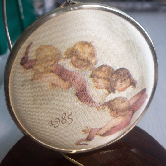 Hallmark, Godchild, Dated 1985, Satin, Keepsake Ornament, QX3802*