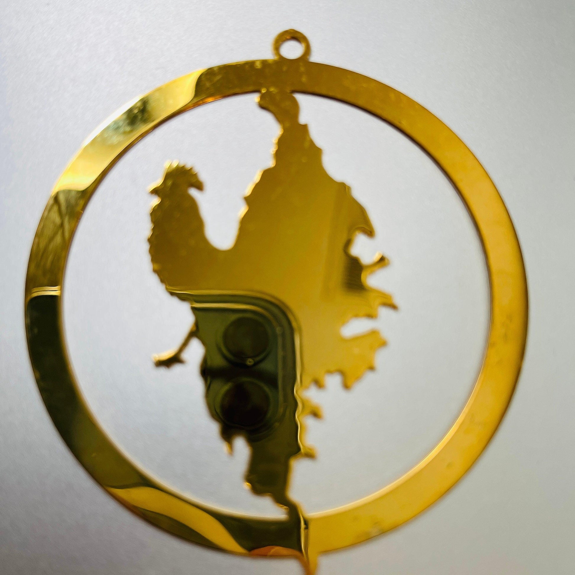 Delmarva Chicken Festival, 50th Anniversary 1948-1998, Gold Tone Ornament