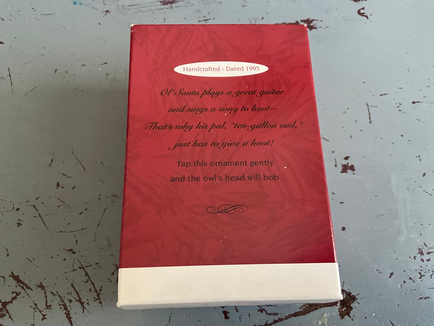 Hallmark Santa&#39;s Serenade 1995 Kepsake ornament.QX6017