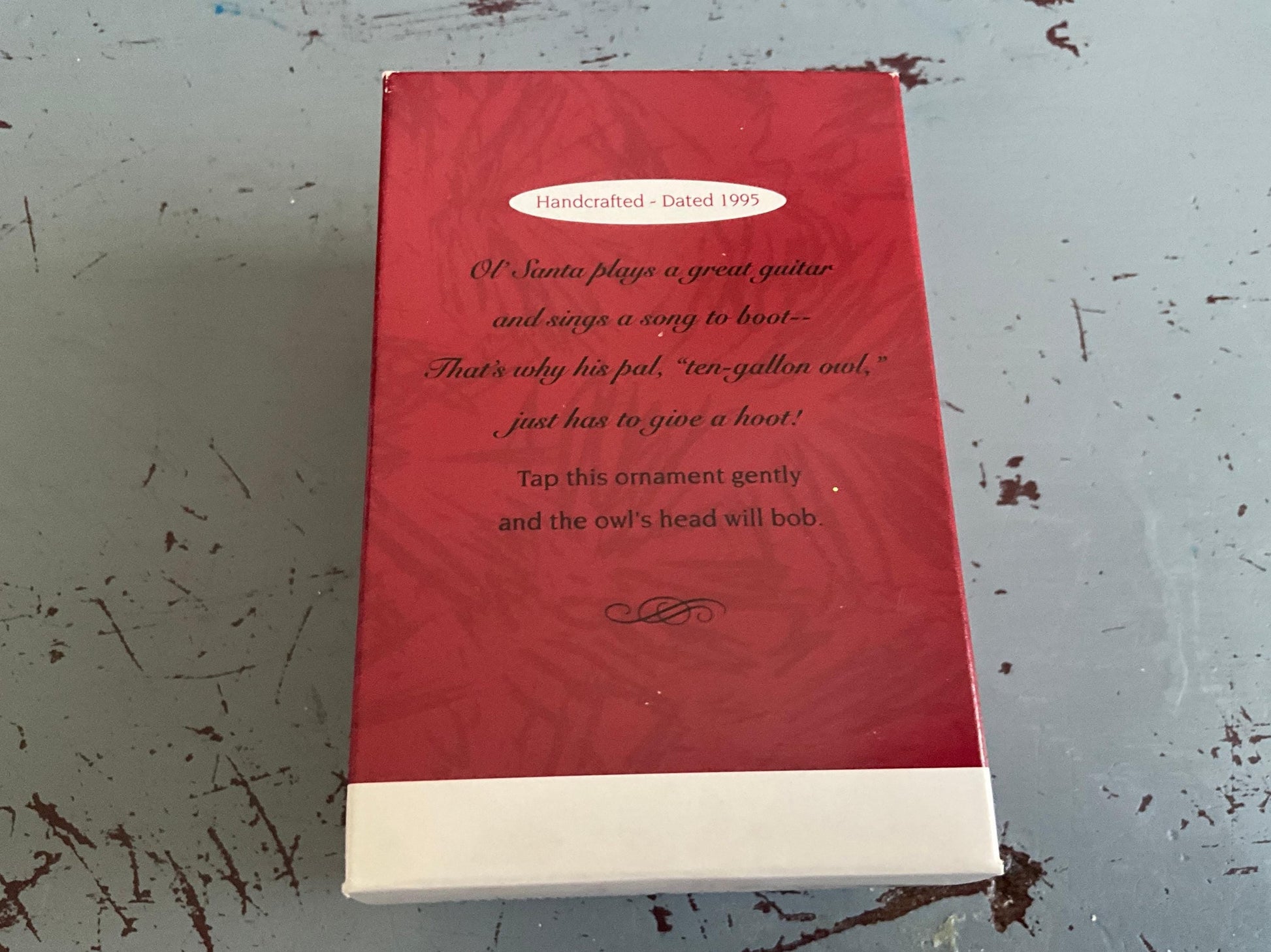 Hallmark Santa&#39;s Serenade 1995 Kepsake ornament.QX6017