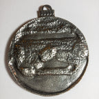 Pewter, Seasons Greetings, Country Store, Pickup & Christmas Tree, Vintage 1990, Ornament