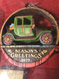 Hallmark, Antique Car, Nostalgia, Seasons Greetings, Vintage 1977, Tree Trimmer Collection Ornament, QX1802