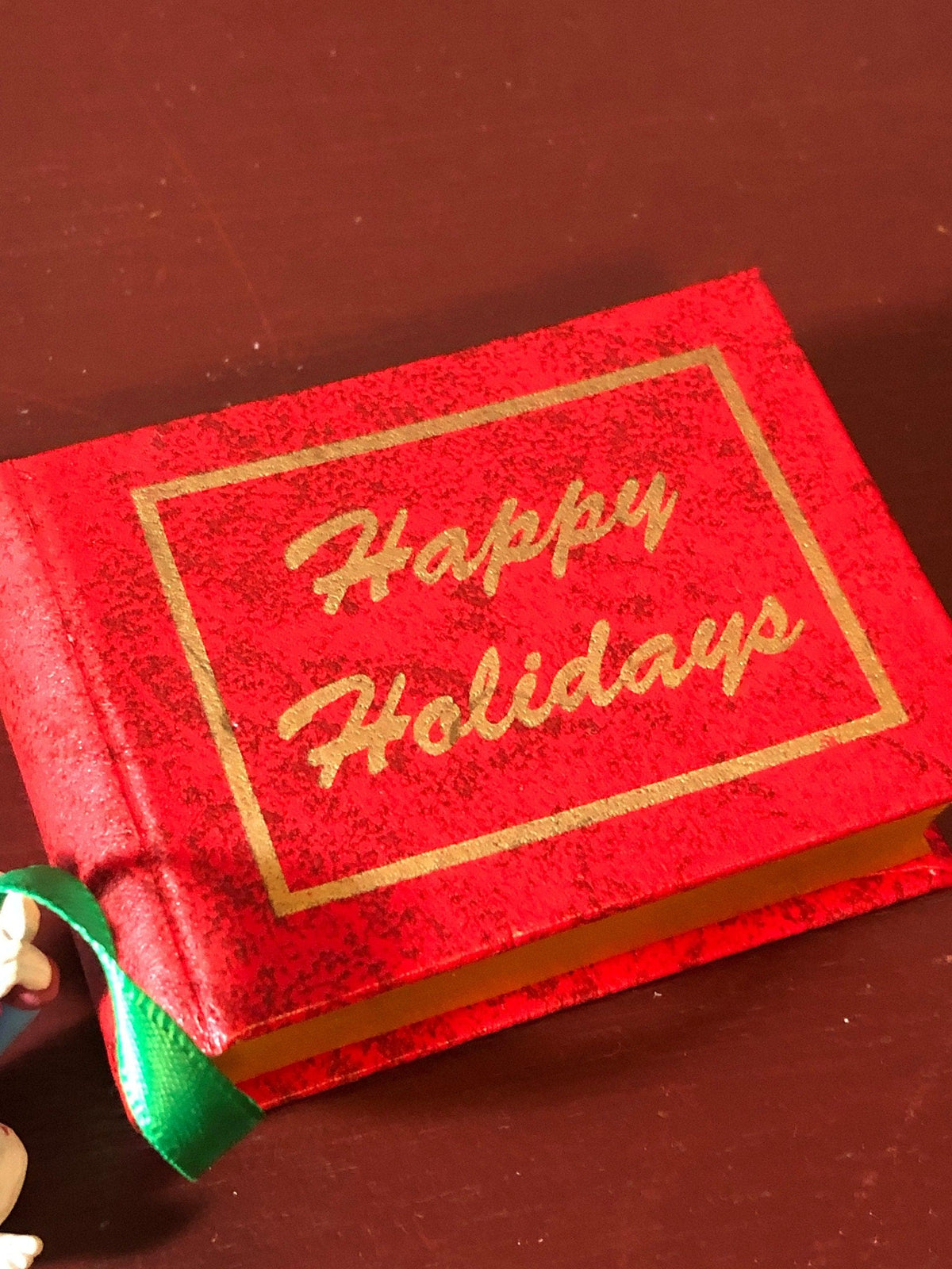 Hallmark Keepsake, Happy Holidays, Photo Holder, Dated 1995, Keepsake Ornament, QX6307