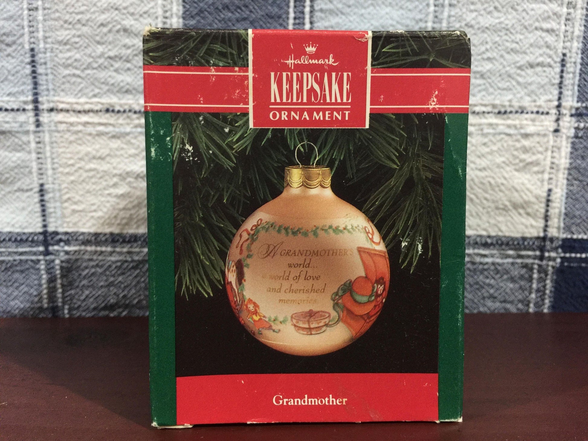 Hallmark, Grandmother You&#39;re Wonderful, Dated 1990, Keepsake Ornament, QX2236
