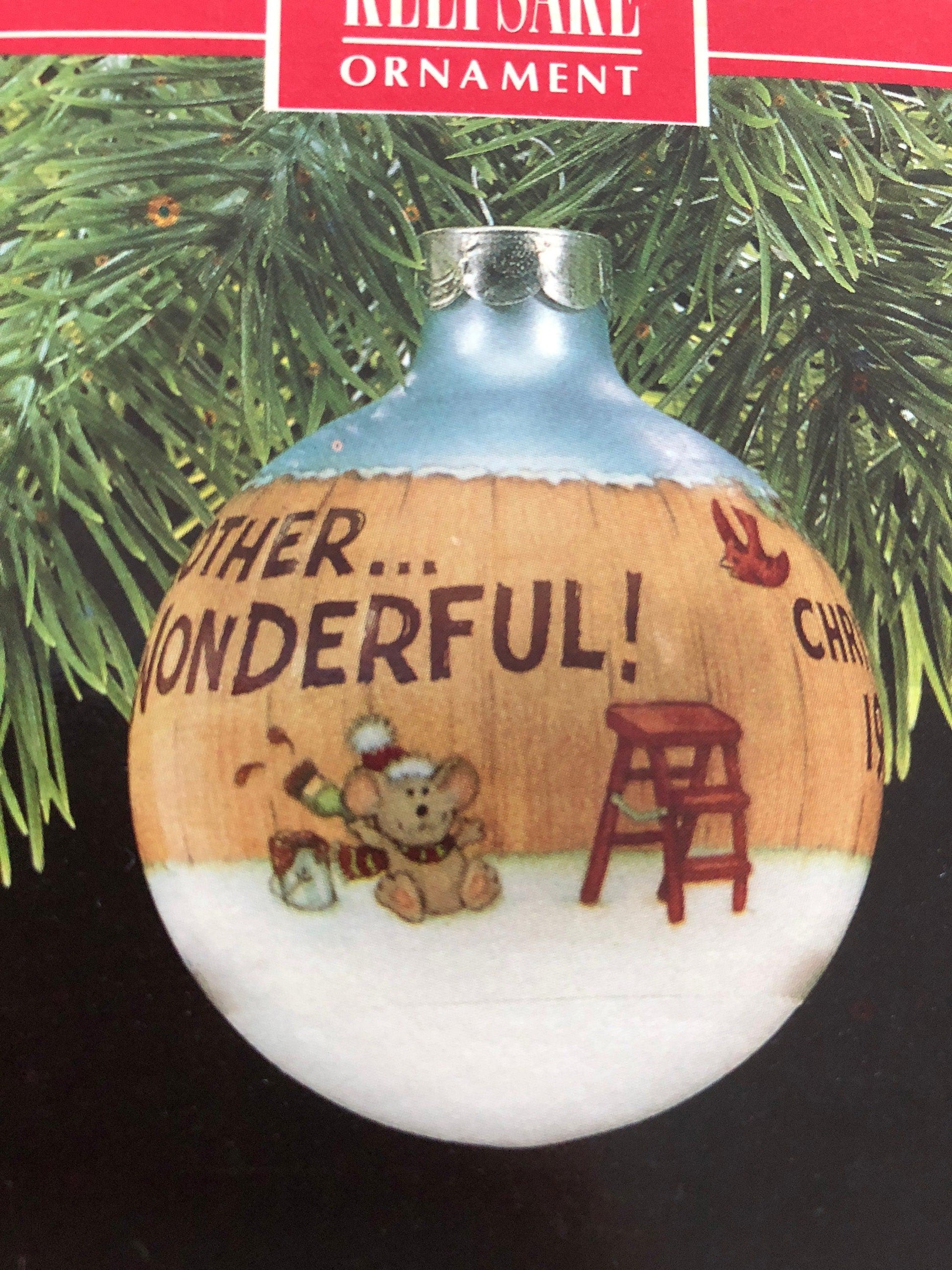 Hallmark, Grandmother You&#39;re Wonderful, Dated 1990, Keepsake Ornament, QX2236