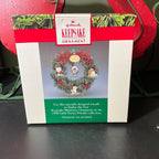 Hallmark Frosty Friends Memory Wreath XPR9724 Keepsake Ornament with miniature ornaments see pictures and variations*