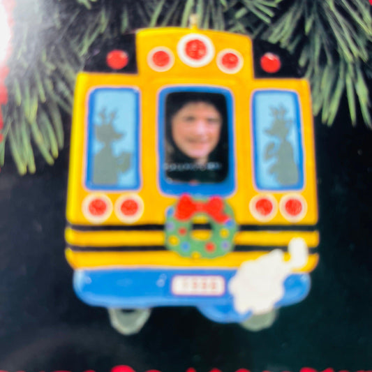 Hallmark, On My Way, Dated 1996, Keepsake Photo Holder Ornament, QX5861