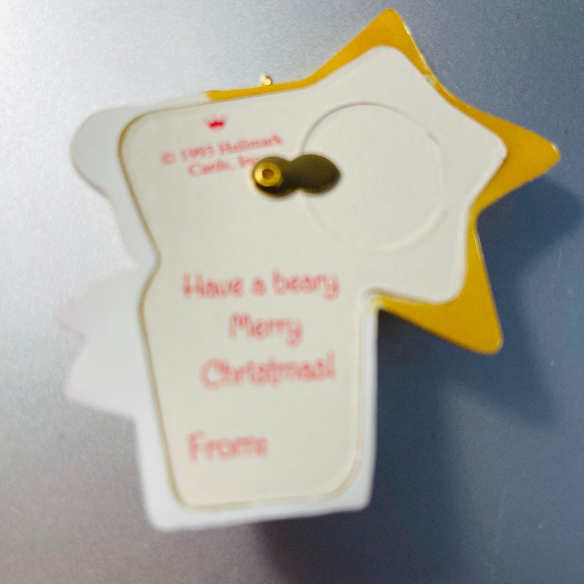 Hallmark, For A Star Teacher, Dated 1993, Keepsake Photo Holder Ornament, QX564-5