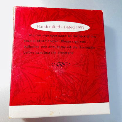 Hallmark, For A Star Teacher, Dated 1993, Keepsake Photo Holder Ornament, QX564-5