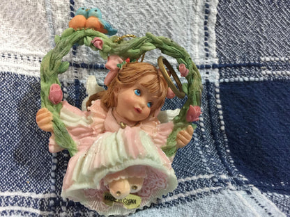 G.G. Santiago Heirloom, Ashton Drake &quot;Wishing you a heart full of love, vintage 1996 ornament*
