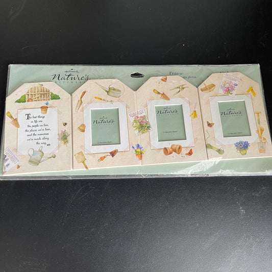 Hallmark Nature&#39;s Sketchbook Marjolein Bastian Frame Set Holds 3 Wallet Size Pictures