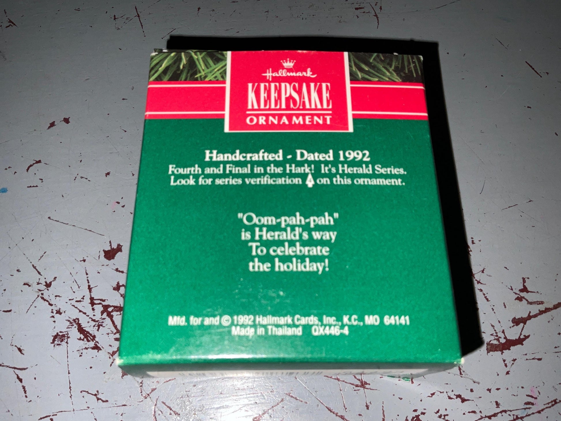 Hallmark Hark!It&#39;s Harold #4 1992 Keepsake Ornament QX446-4