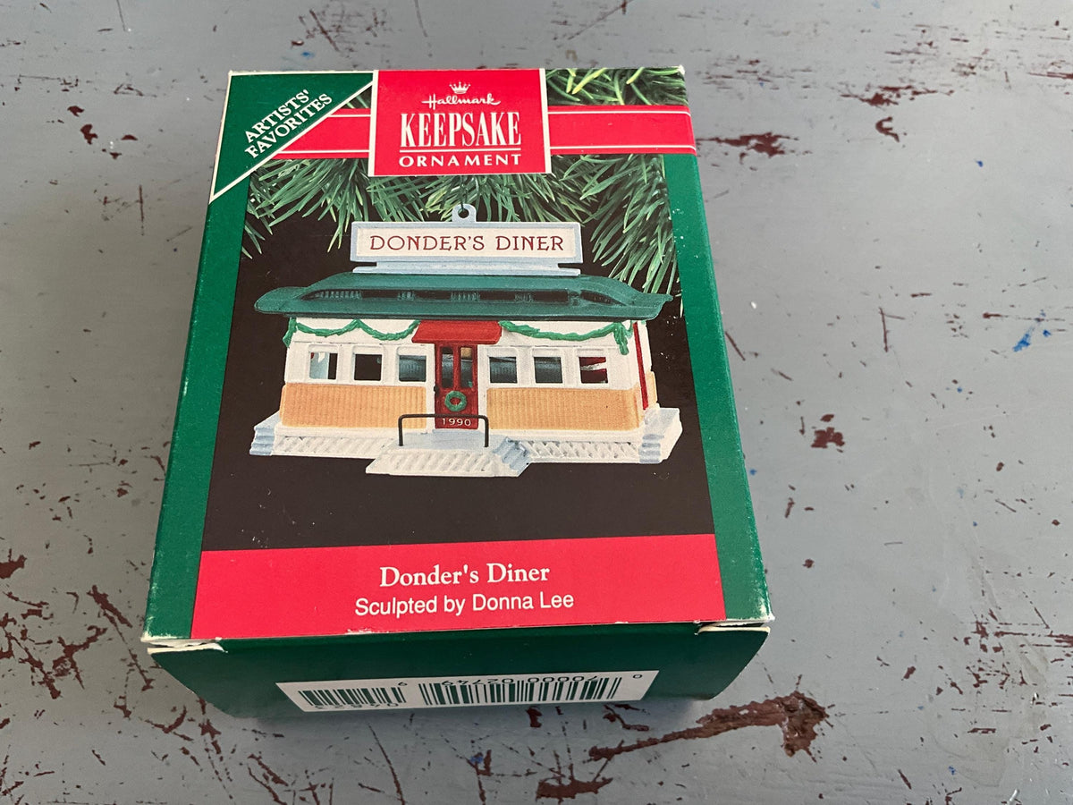 Hallmark Keepsake Ornament Donder's Diner 1990 QX482-3
